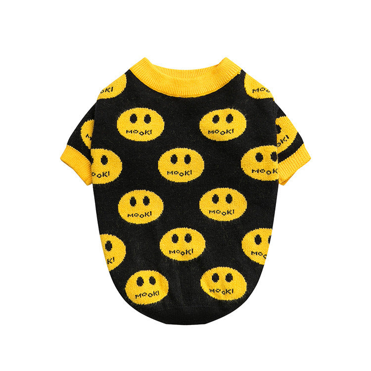 Smiley Face Pet Sweater