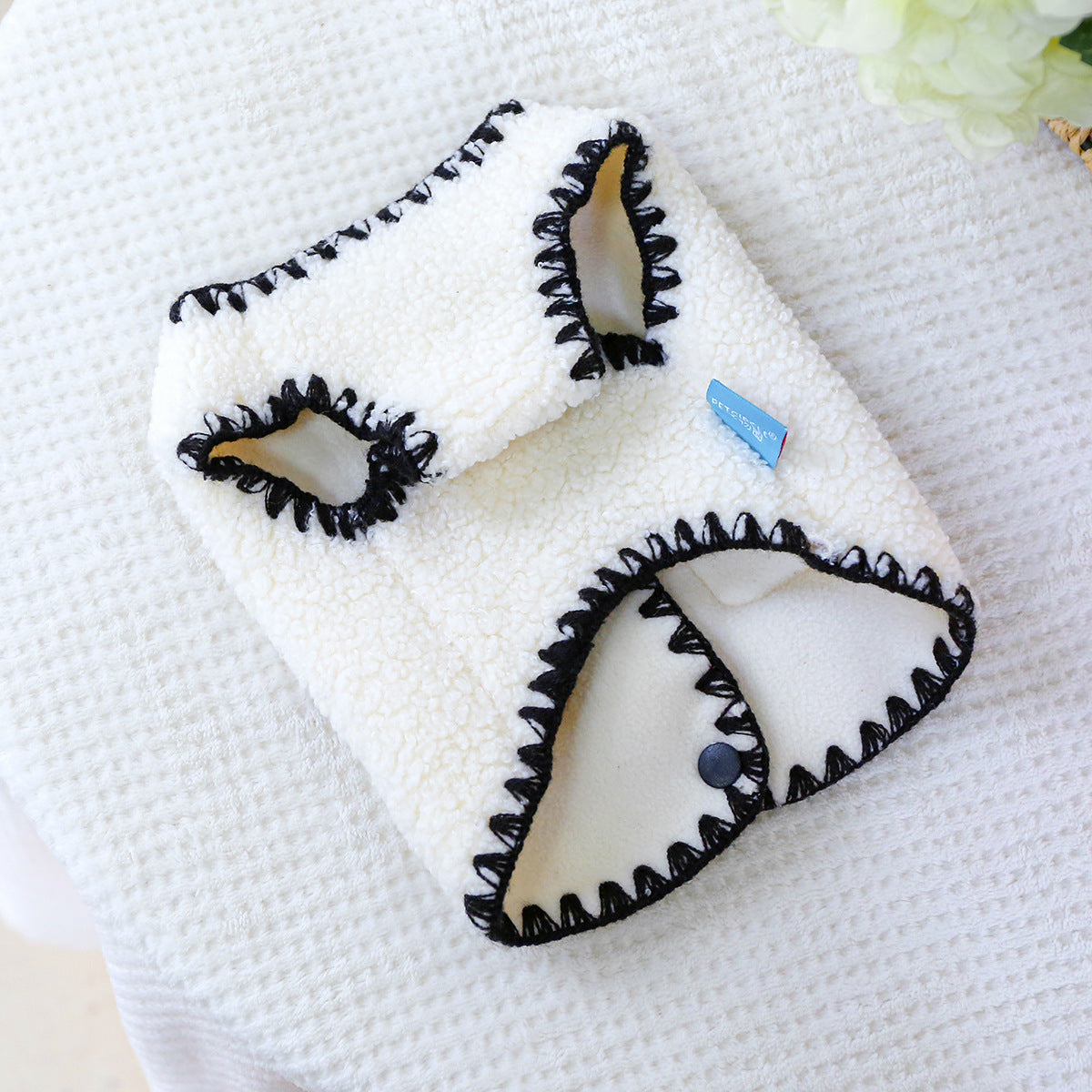 Bow-Trimmed Dog Vest