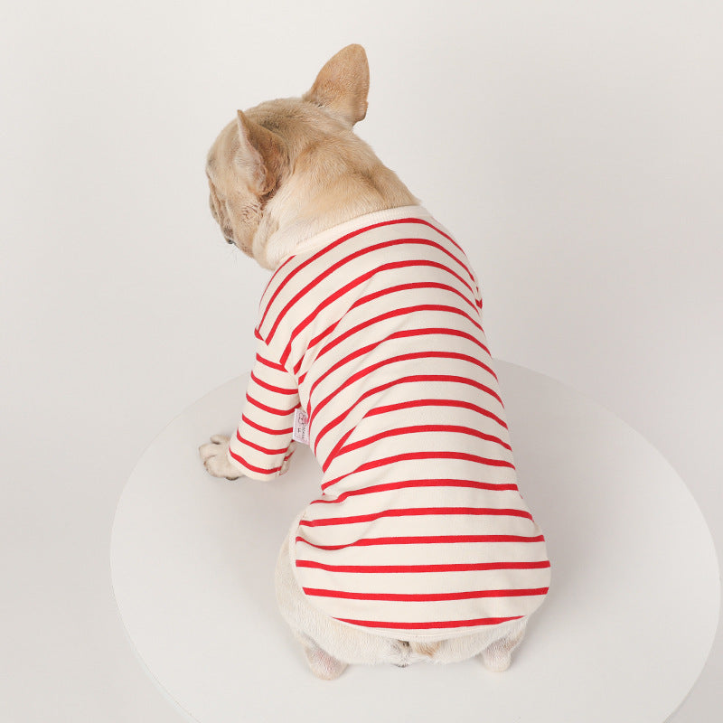 Striped Button-Up Shirt