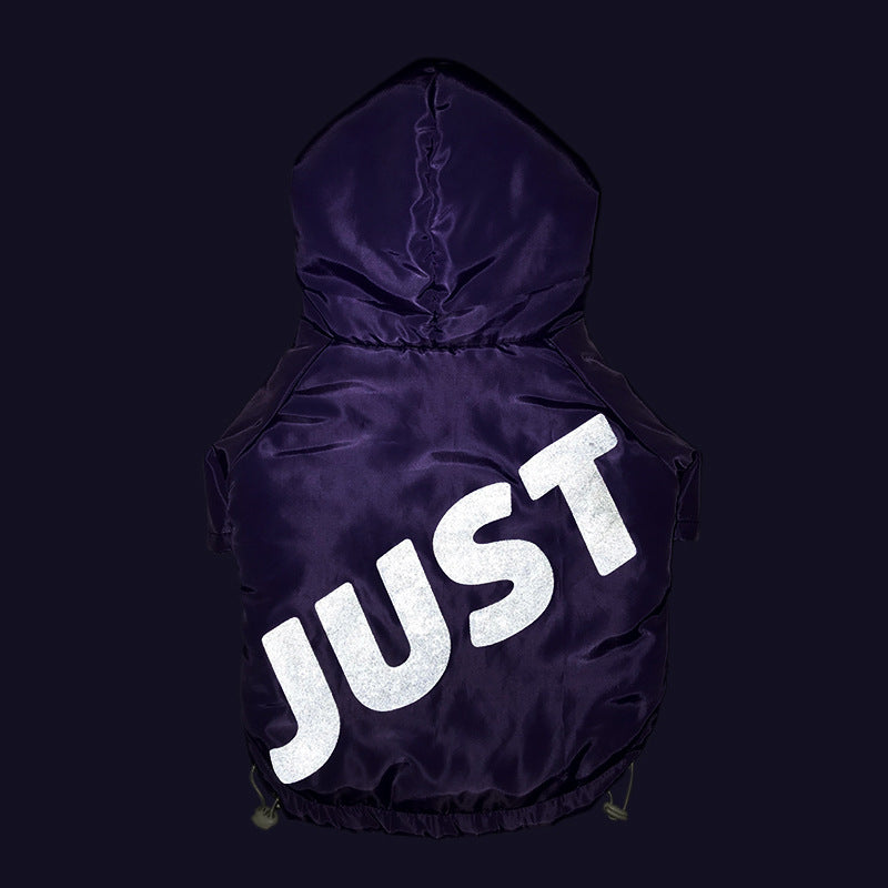 Trendy Purple Dog Hoodie