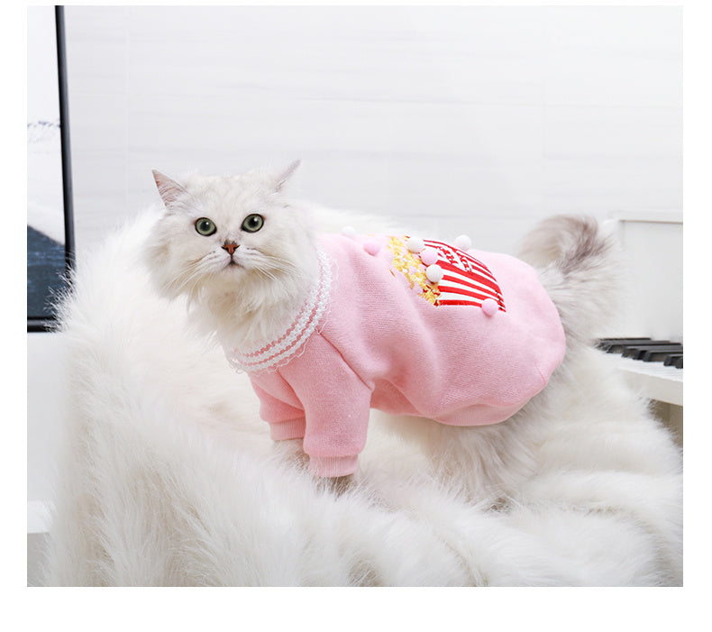 Popcorn Pink Pet Sweater