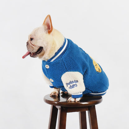 Cozy Varsity Dog Jacket