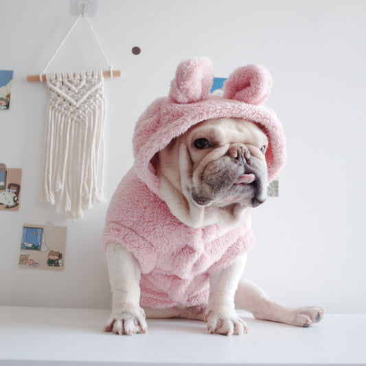 Plush Animal Dog Hoodie