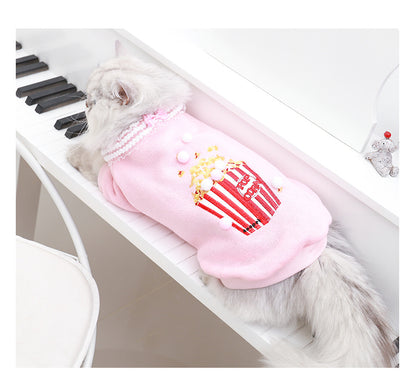 Popcorn Pink Pet Sweater