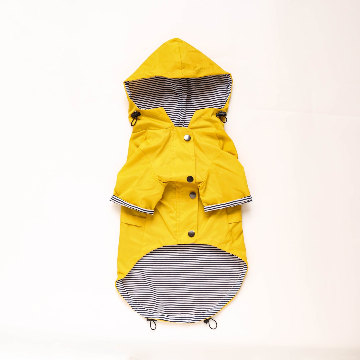 Yellow Raincoat with Hood