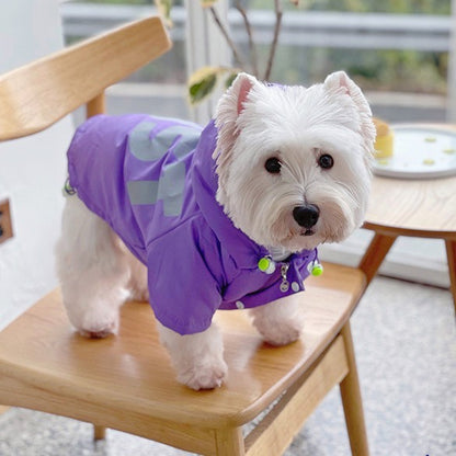 Trendy Purple Dog Hoodie