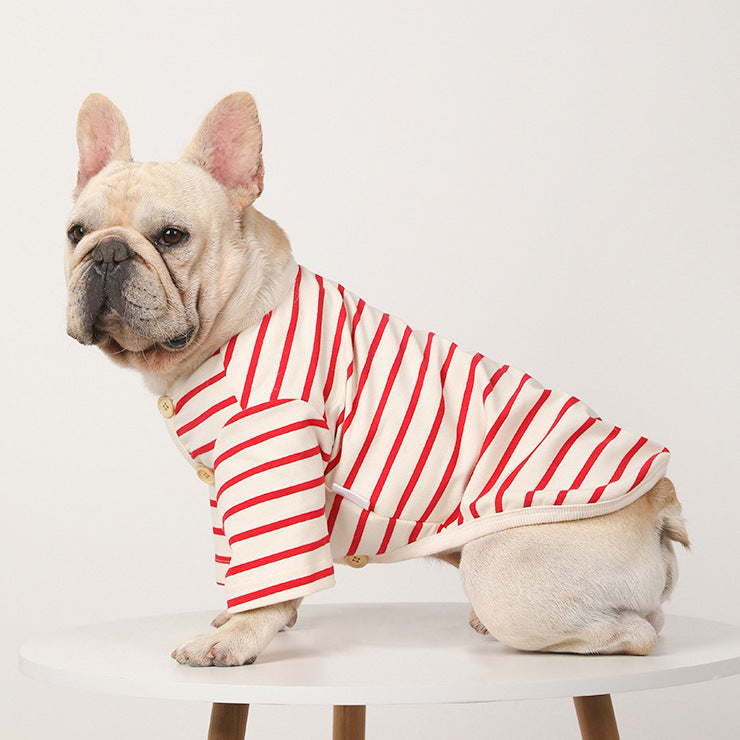 Striped Button-Up Shirt