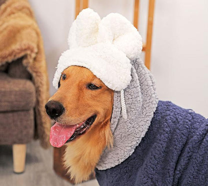 Fleece Hoodie with Bunny Ears