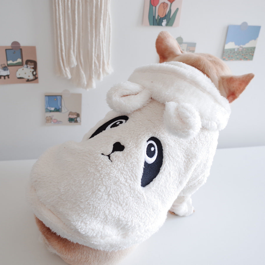 Plush Animal Dog Hoodie