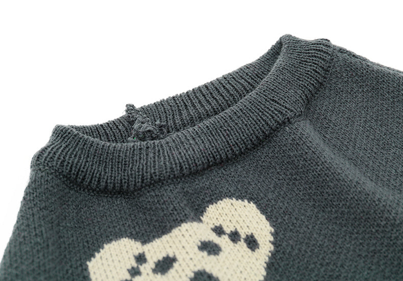 Teddy Bear Knit Sweater